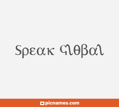 Speak Global